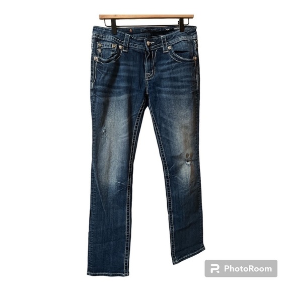 Miss Me Signature Straight Jeans - Picture 1 of 5